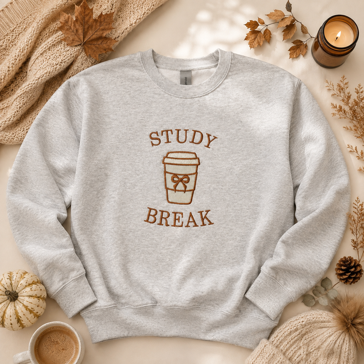 Crewneck brodé – Study Break
